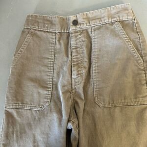 Western Riders Women's 1970's Tan Corduroy Jean's 26x29 Elastic Waist Band